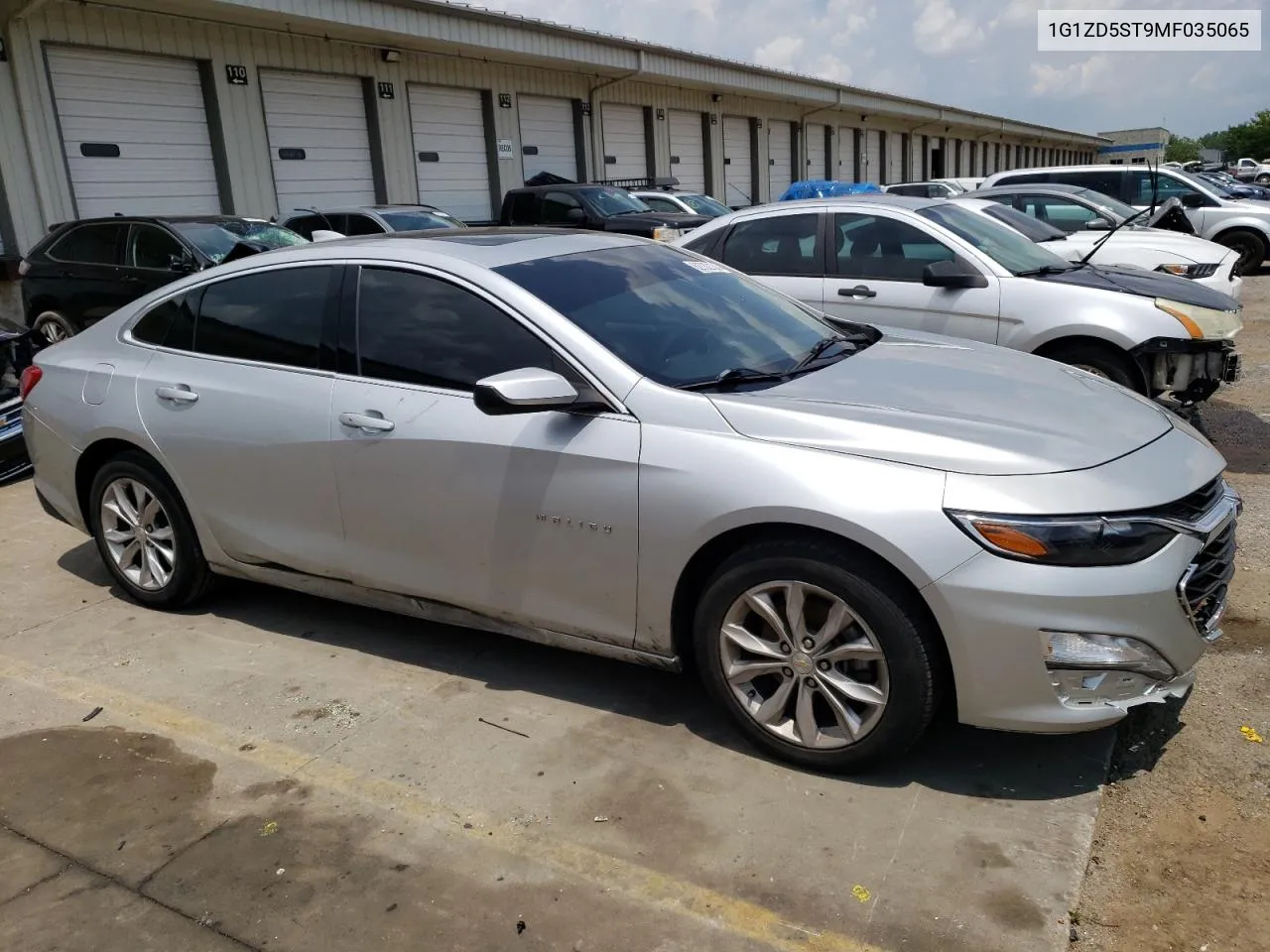 2021 Chevrolet Malibu Lt VIN: 1G1ZD5ST9MF035065 Lot: 62730134