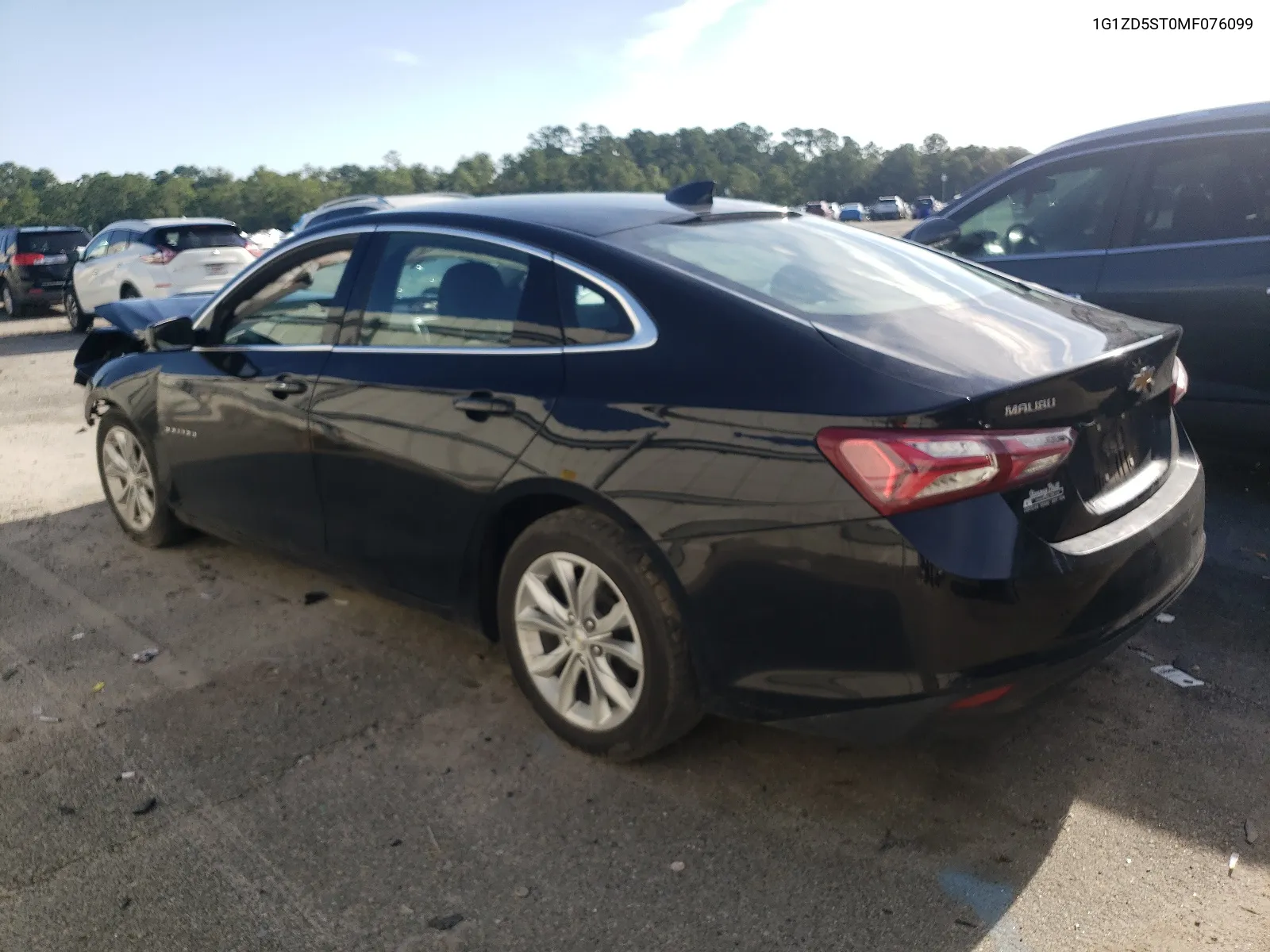 2021 Chevrolet Malibu Lt VIN: 1G1ZD5ST0MF076099 Lot: 63855244