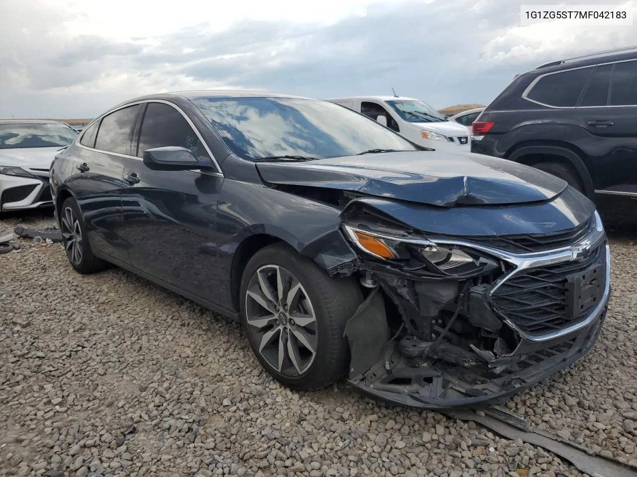 2021 Chevrolet Malibu Rs VIN: 1G1ZG5ST7MF042183 Lot: 64098354