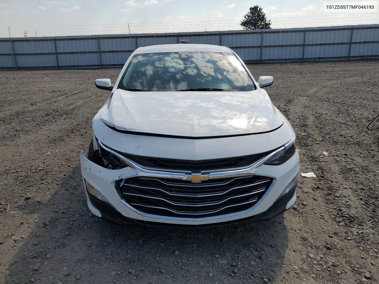 2021 Chevrolet Malibu Lt VIN: 1G1ZD5ST7MF046193 Lot: 64298734