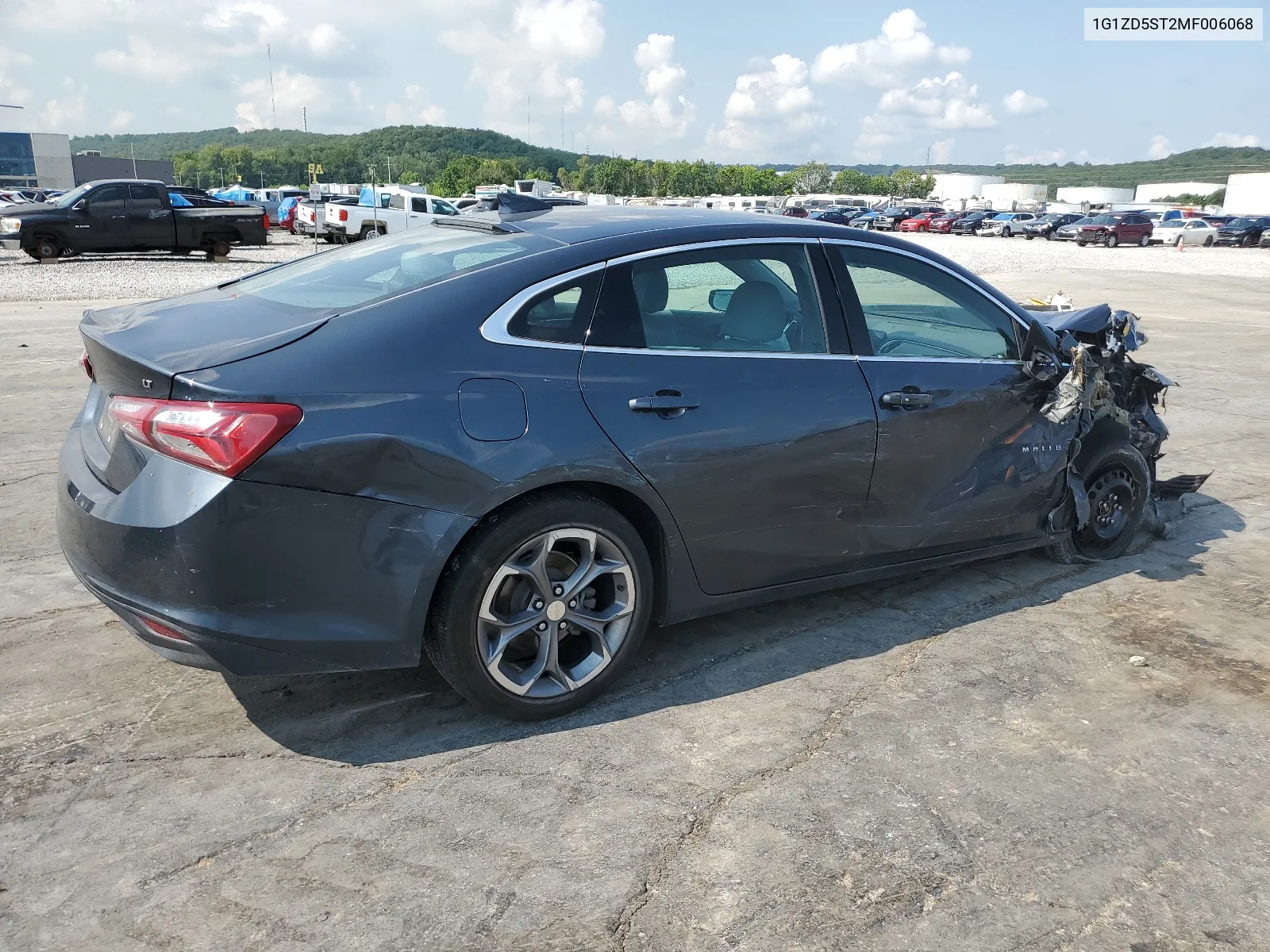 2021 Chevrolet Malibu Lt VIN: 1G1ZD5ST2MF006068 Lot: 64424834