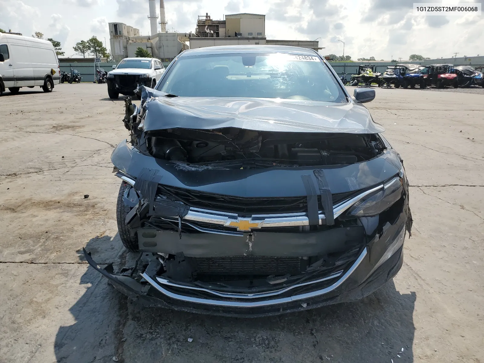 2021 Chevrolet Malibu Lt VIN: 1G1ZD5ST2MF006068 Lot: 64424834