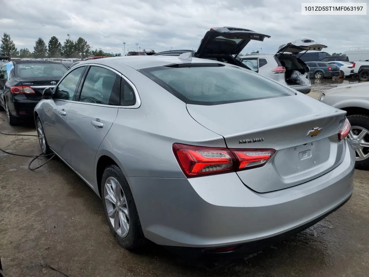 2021 Chevrolet Malibu Lt VIN: 1G1ZD5ST1MF063197 Lot: 65258624