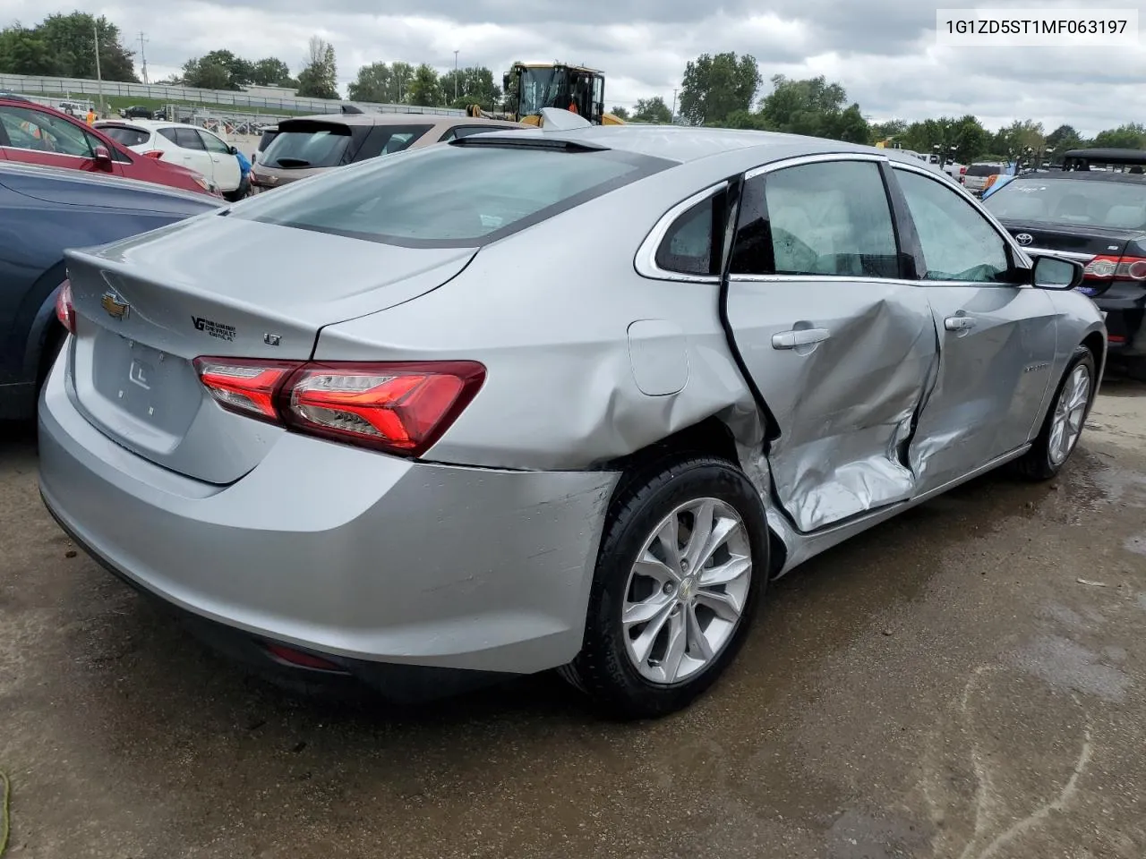 2021 Chevrolet Malibu Lt VIN: 1G1ZD5ST1MF063197 Lot: 65258624