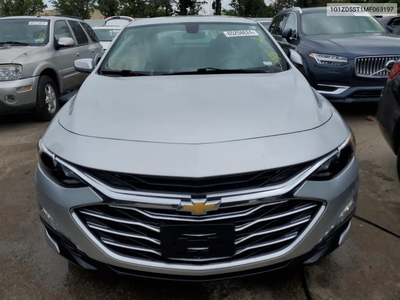 2021 Chevrolet Malibu Lt VIN: 1G1ZD5ST1MF063197 Lot: 65258624