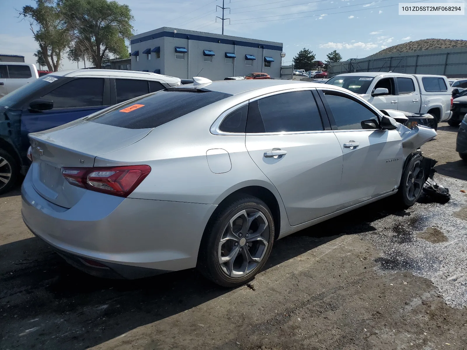 2021 Chevrolet Malibu Lt VIN: 1G1ZD5ST2MF068294 Lot: 65599614