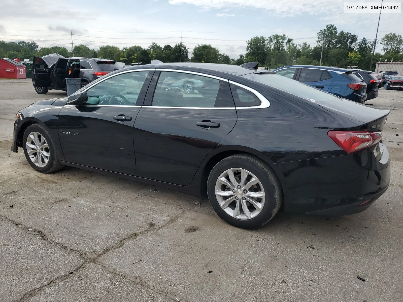 2021 Chevrolet Malibu Lt VIN: 1G1ZD5STXMF071492 Lot: 65679494