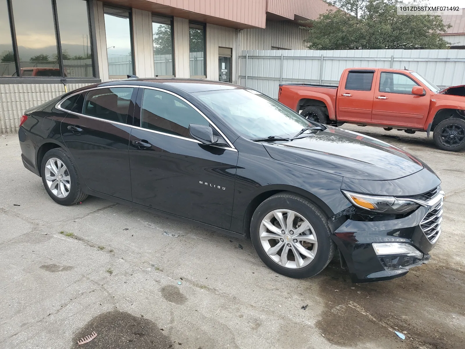 2021 Chevrolet Malibu Lt VIN: 1G1ZD5STXMF071492 Lot: 65679494