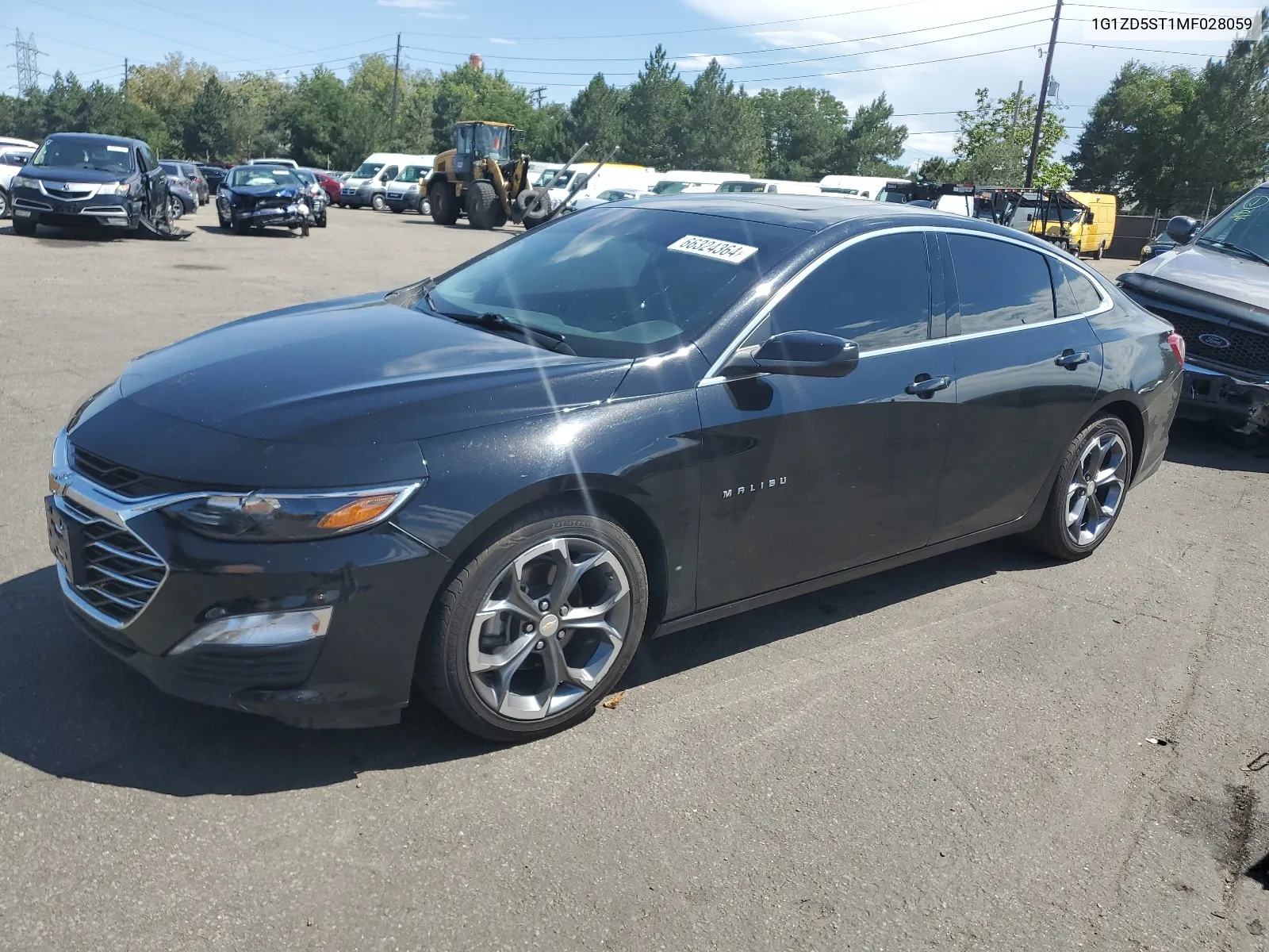 2021 Chevrolet Malibu Lt VIN: 1G1ZD5ST1MF028059 Lot: 66324364