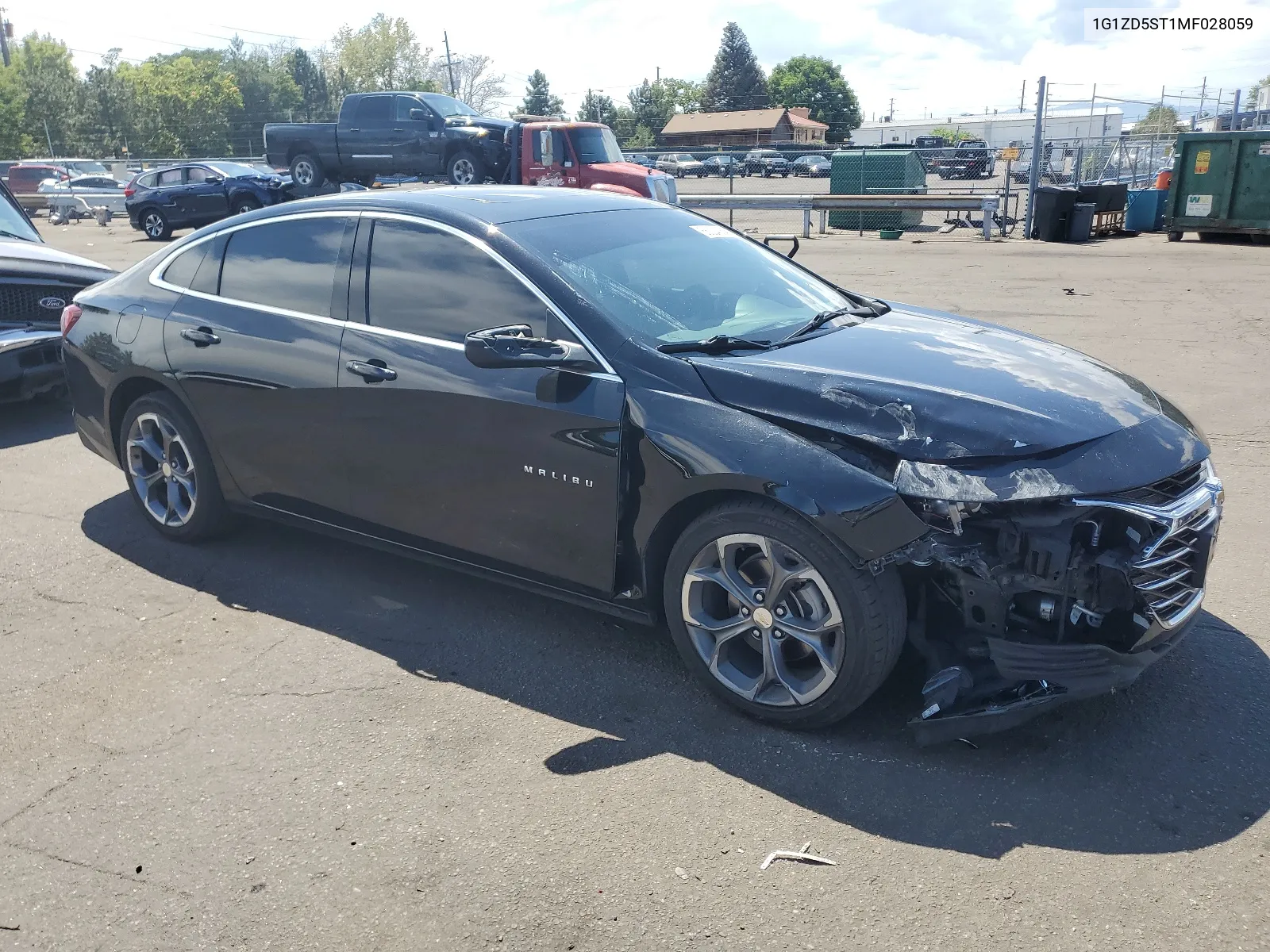 2021 Chevrolet Malibu Lt VIN: 1G1ZD5ST1MF028059 Lot: 66324364