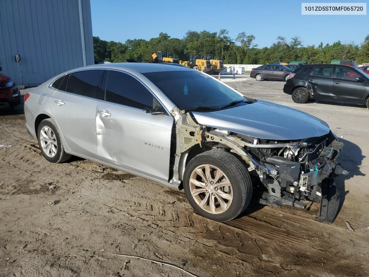 2021 Chevrolet Malibu Lt VIN: 1G1ZD5ST0MF065720 Lot: 67173554