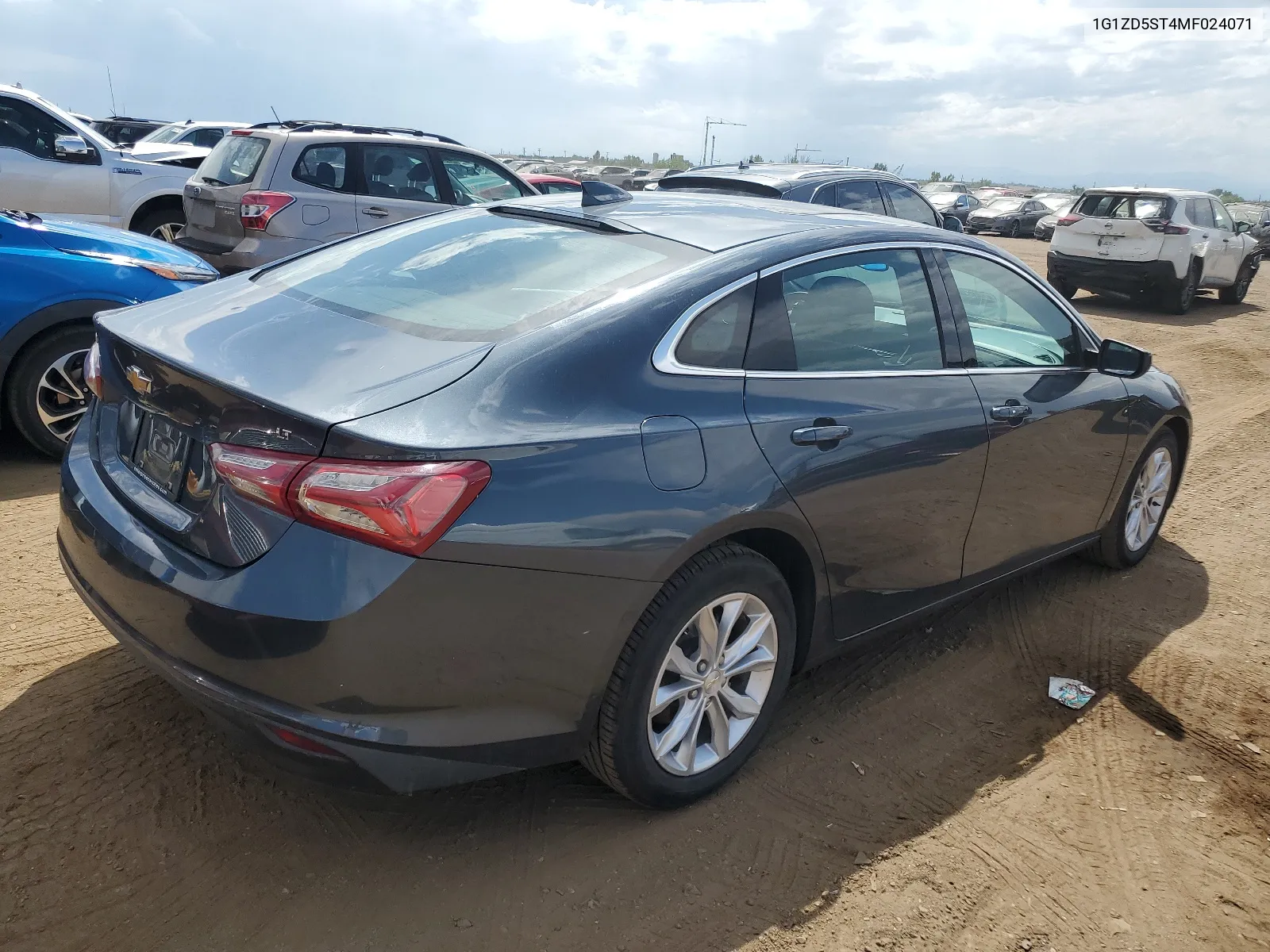 2021 Chevrolet Malibu Lt VIN: 1G1ZD5ST4MF024071 Lot: 67204654