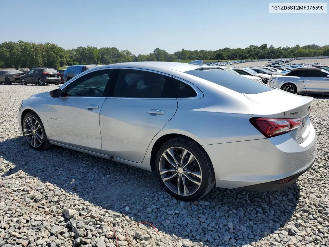 2021 Chevrolet Malibu Lt VIN: 1G1ZD5ST2MF076590 Lot: 67337164