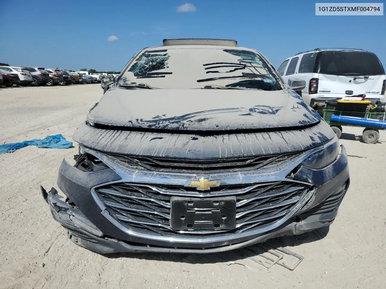 2021 Chevrolet Malibu Lt VIN: 1G1ZD5STXMF004794 Lot: 67392084