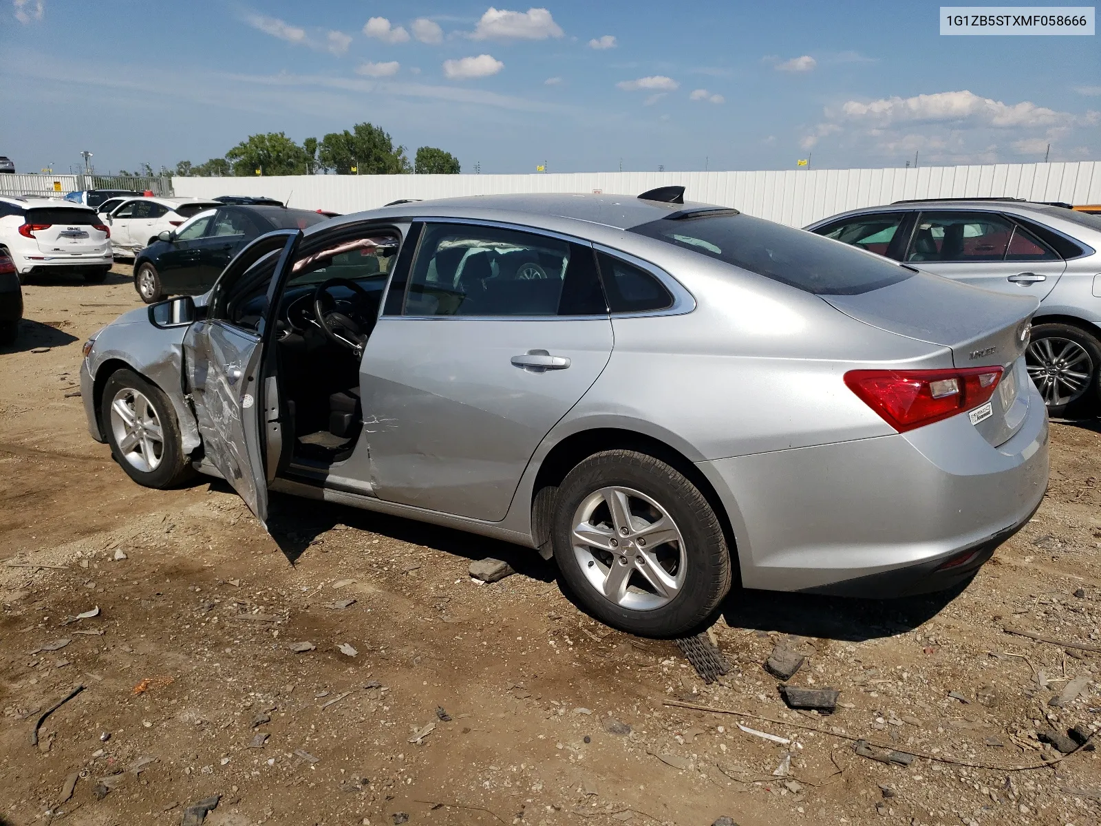 1G1ZB5STXMF058666 2021 Chevrolet Malibu Ls