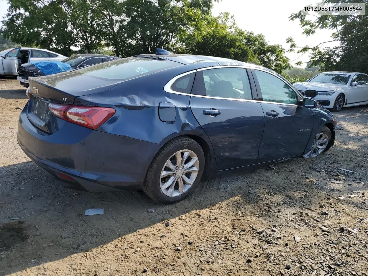 2021 Chevrolet Malibu Lt VIN: 1G1ZD5ST7MF008544 Lot: 67406404