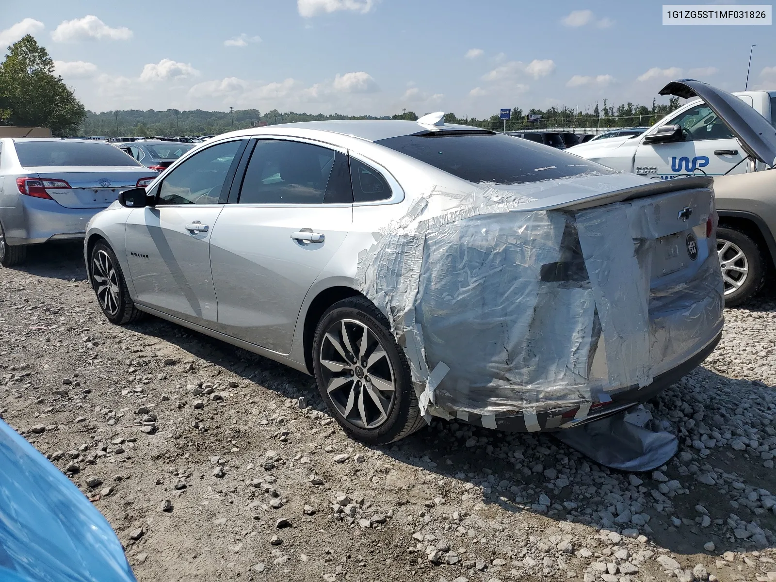 2021 Chevrolet Malibu Rs VIN: 1G1ZG5ST1MF031826 Lot: 67700884