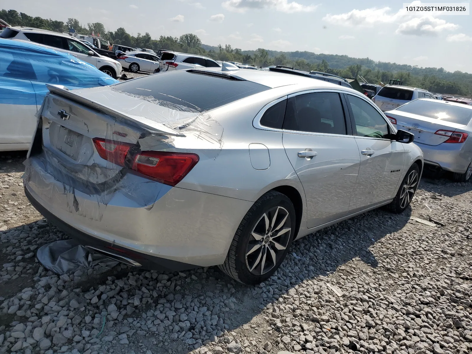 2021 Chevrolet Malibu Rs VIN: 1G1ZG5ST1MF031826 Lot: 67700884