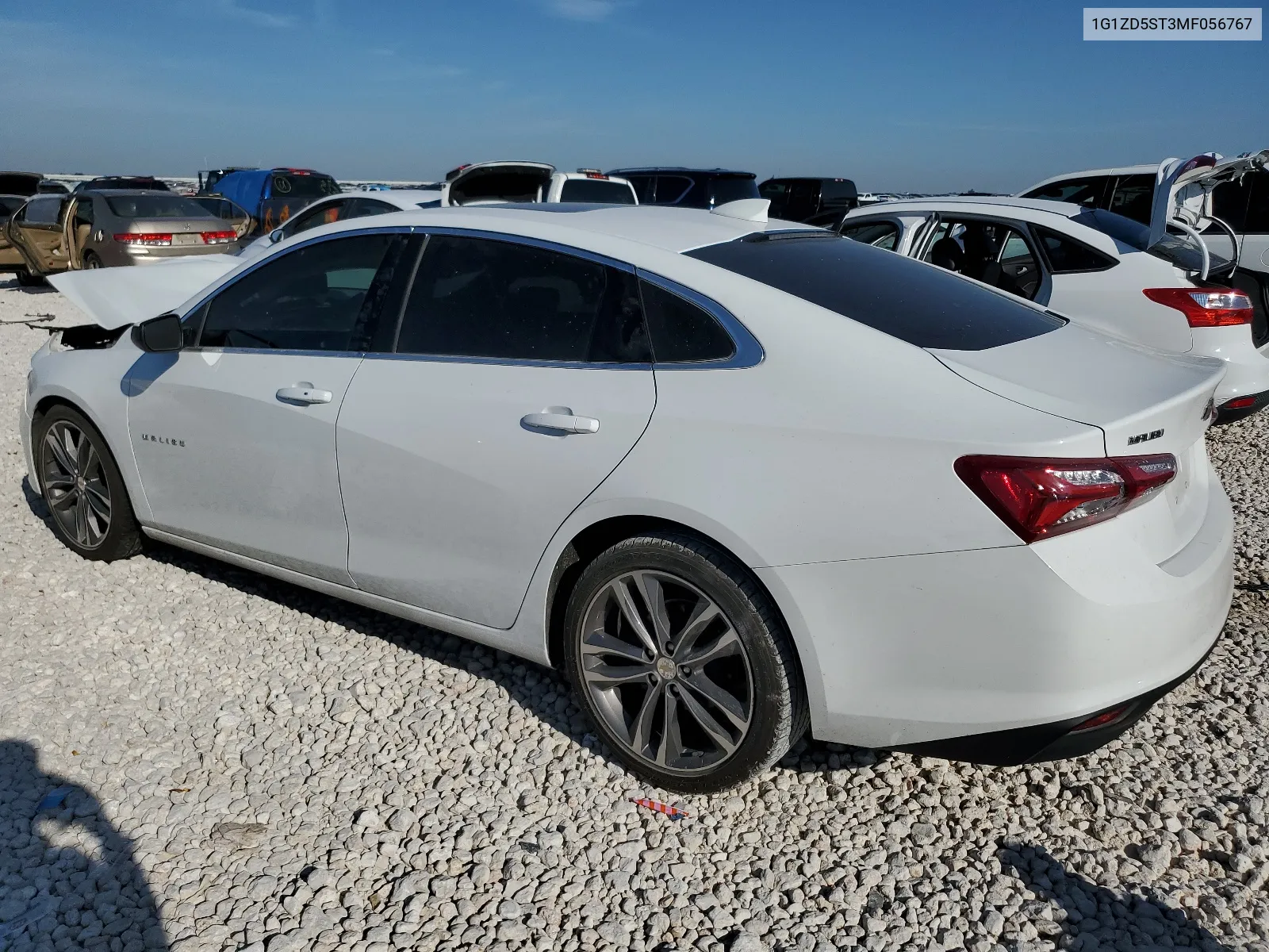 2021 Chevrolet Malibu Lt VIN: 1G1ZD5ST3MF056767 Lot: 67715254