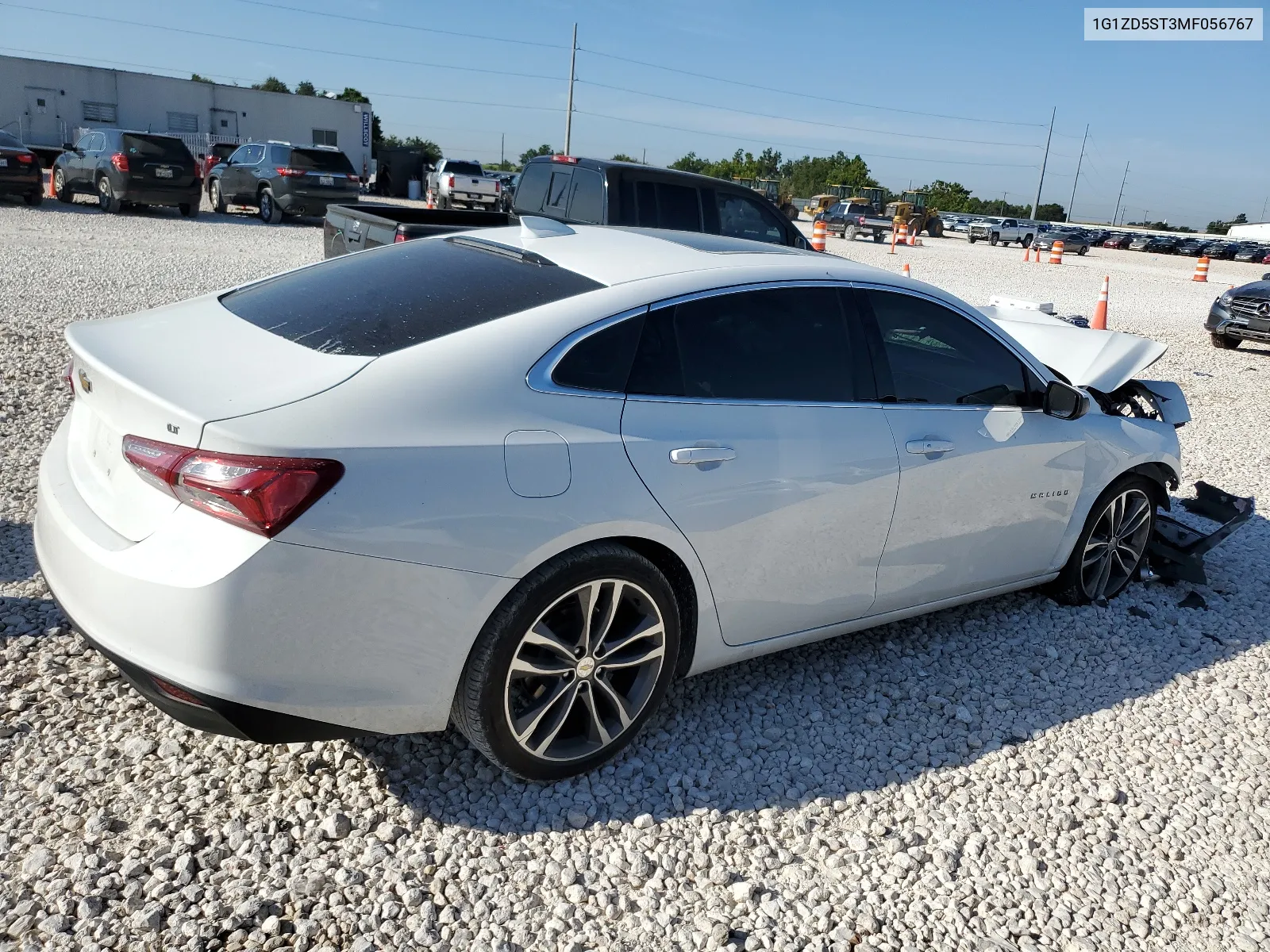 2021 Chevrolet Malibu Lt VIN: 1G1ZD5ST3MF056767 Lot: 67715254