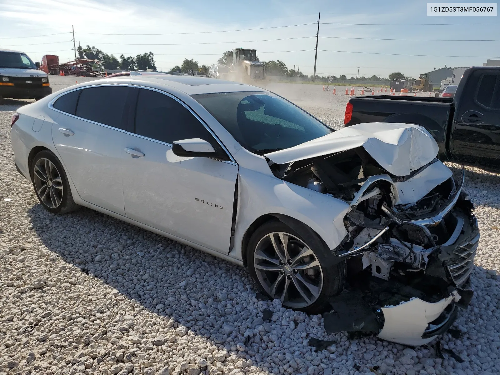 2021 Chevrolet Malibu Lt VIN: 1G1ZD5ST3MF056767 Lot: 67715254