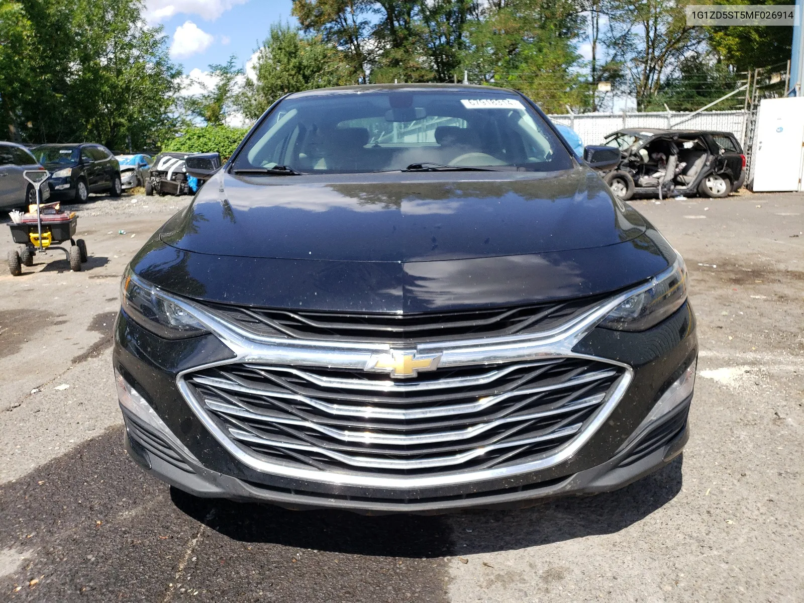 2021 Chevrolet Malibu Lt VIN: 1G1ZD5ST5MF026914 Lot: 67918314