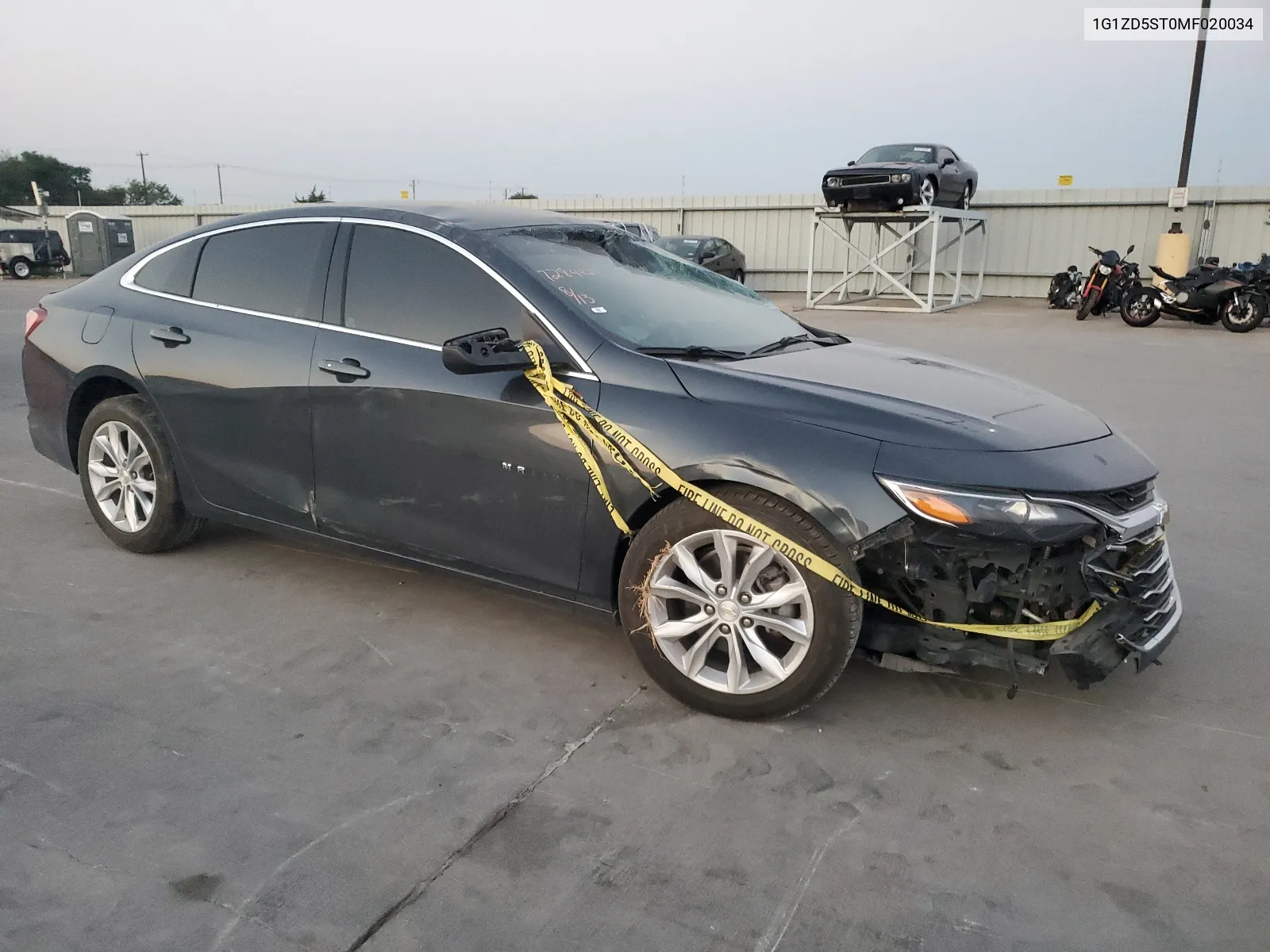 2021 Chevrolet Malibu Lt VIN: 1G1ZD5ST0MF020034 Lot: 67920324