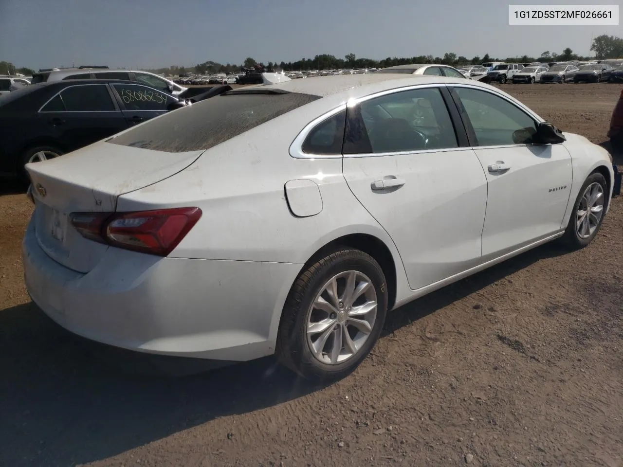 1G1ZD5ST2MF026661 2021 Chevrolet Malibu Lt