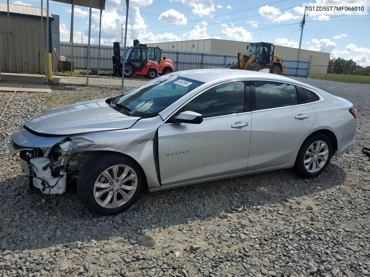 2021 Chevrolet Malibu Lt VIN: 1G1ZD5ST7MF066010 Lot: 68438984