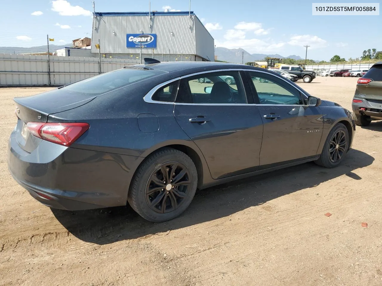 2021 Chevrolet Malibu Lt VIN: 1G1ZD5ST5MF005884 Lot: 68601374