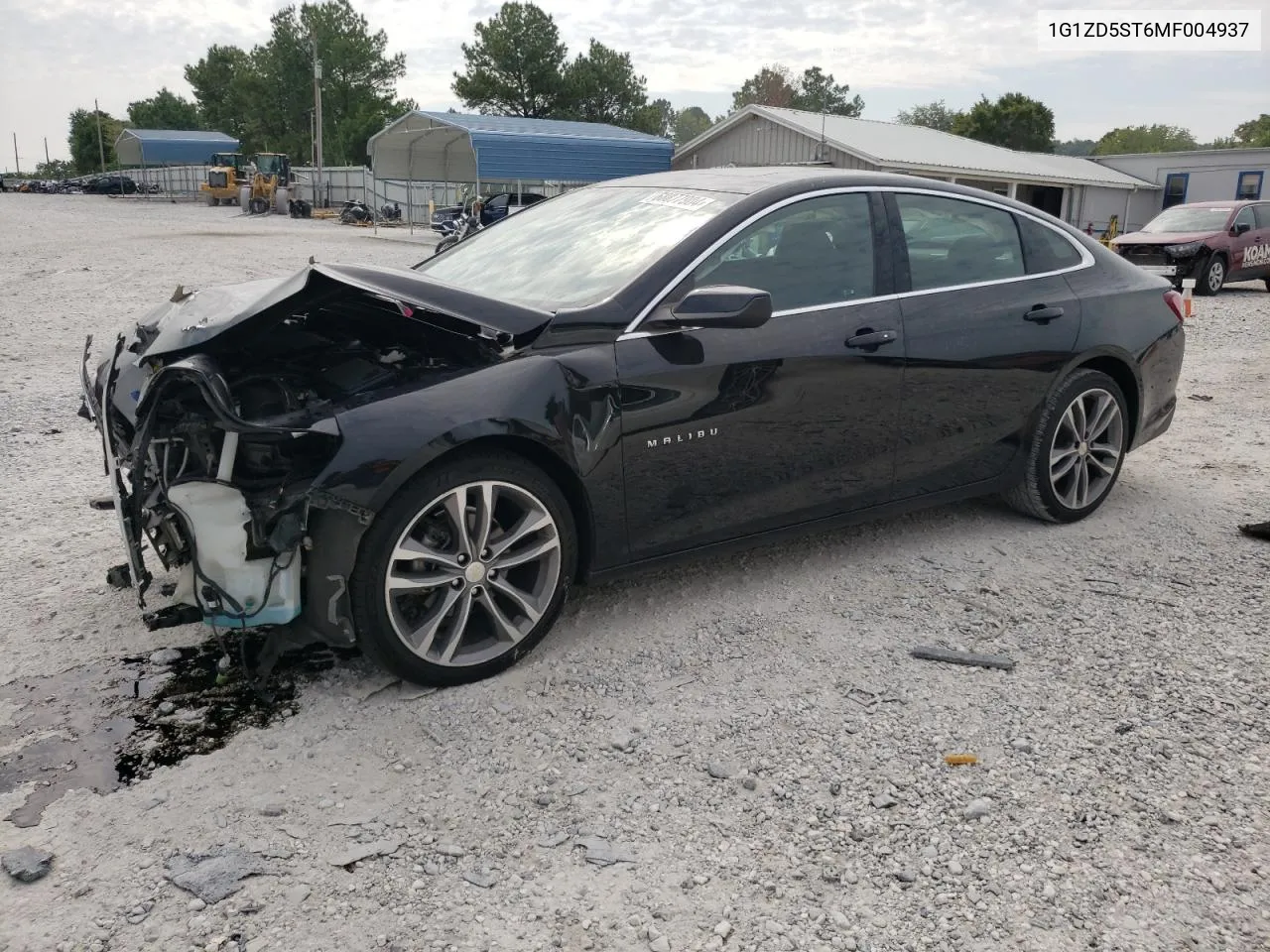 2021 Chevrolet Malibu Lt VIN: 1G1ZD5ST6MF004937 Lot: 68877904