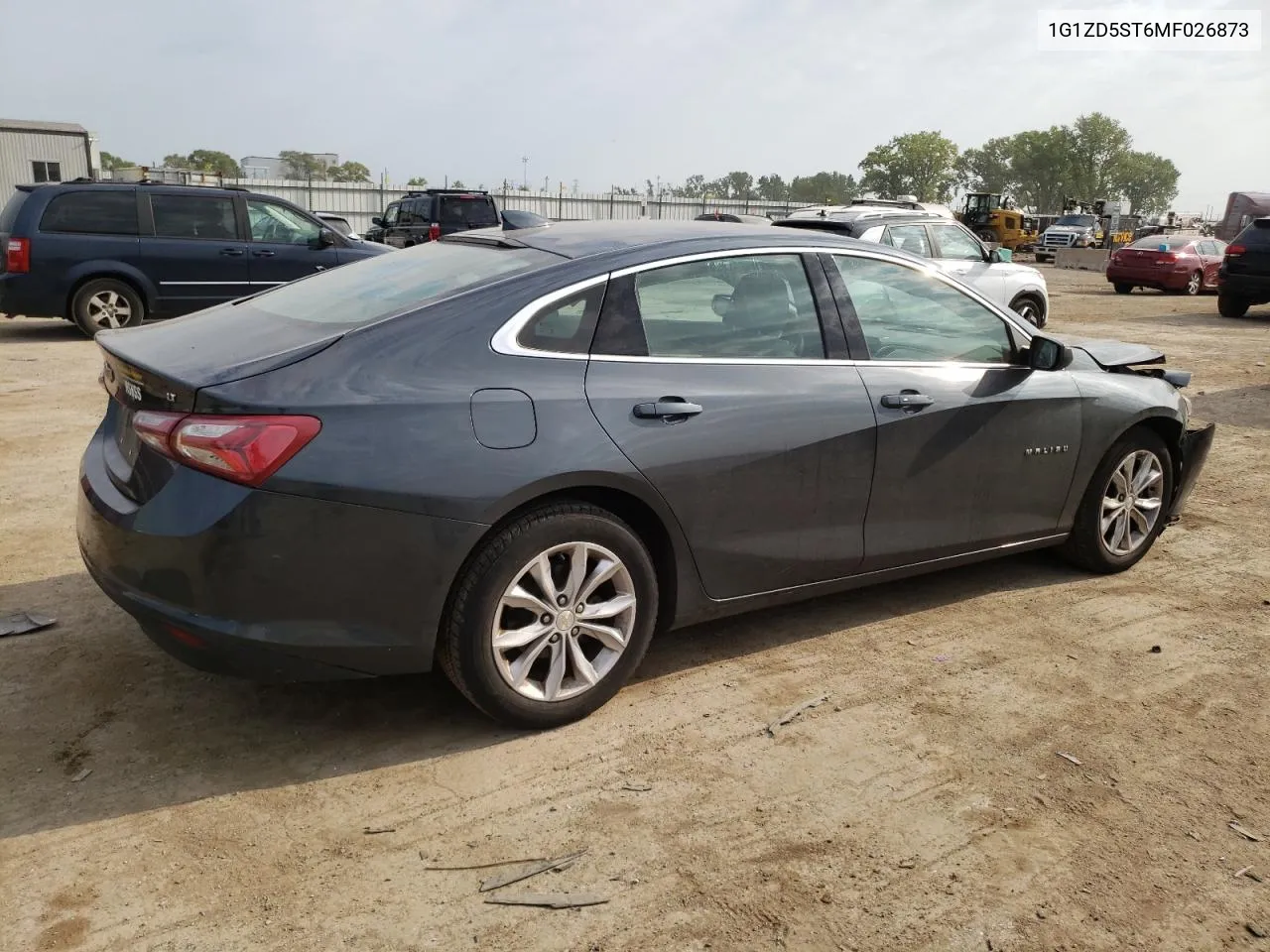 2021 Chevrolet Malibu Lt VIN: 1G1ZD5ST6MF026873 Lot: 69006864