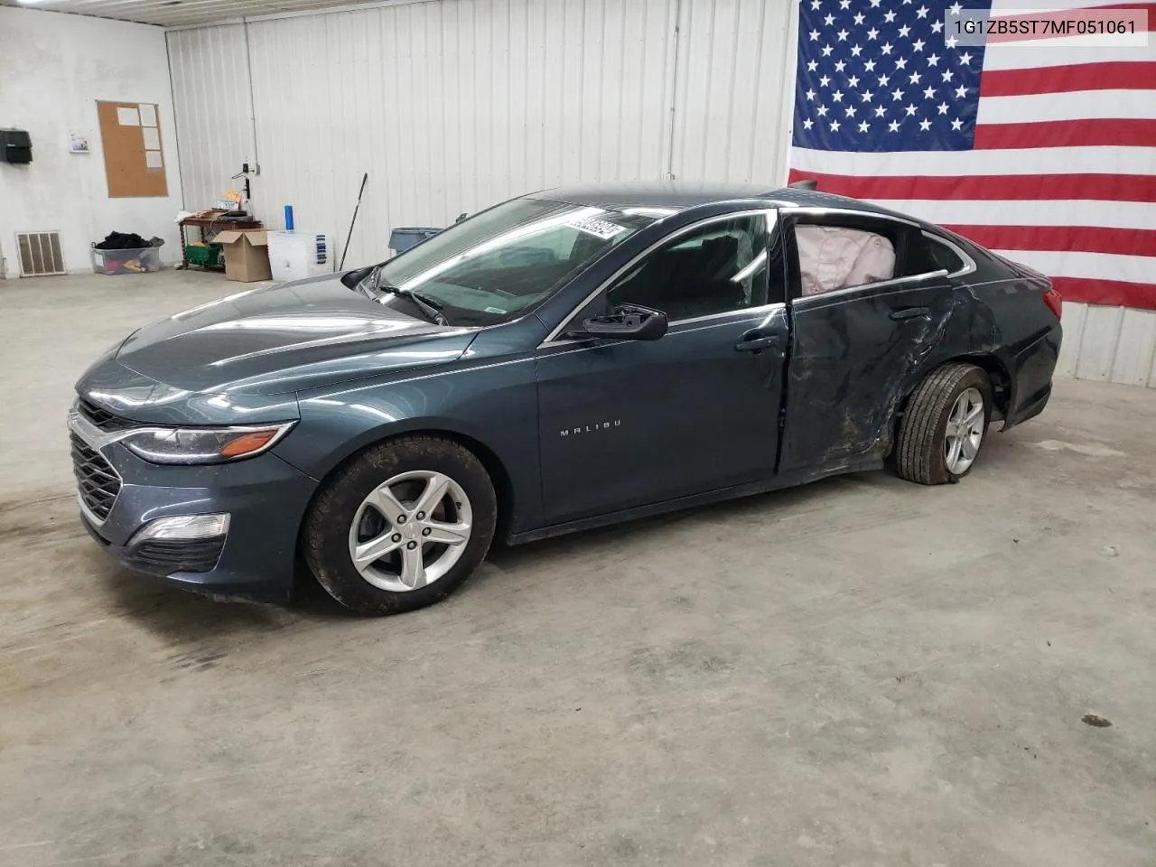 2021 Chevrolet Malibu Ls VIN: 1G1ZB5ST7MF051061 Lot: 69046994