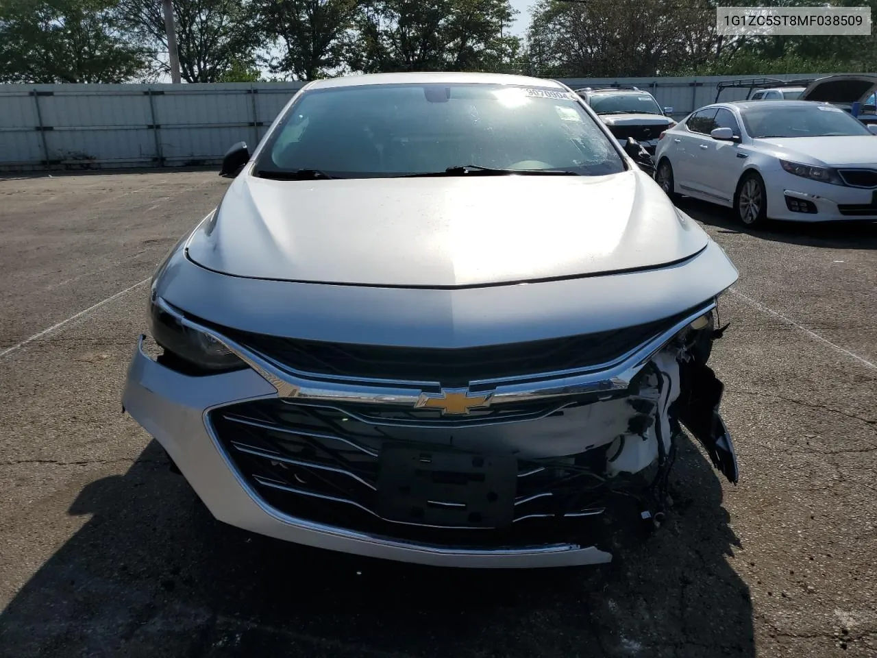 2021 Chevrolet Malibu Ls VIN: 1G1ZC5ST8MF038509 Lot: 69070904