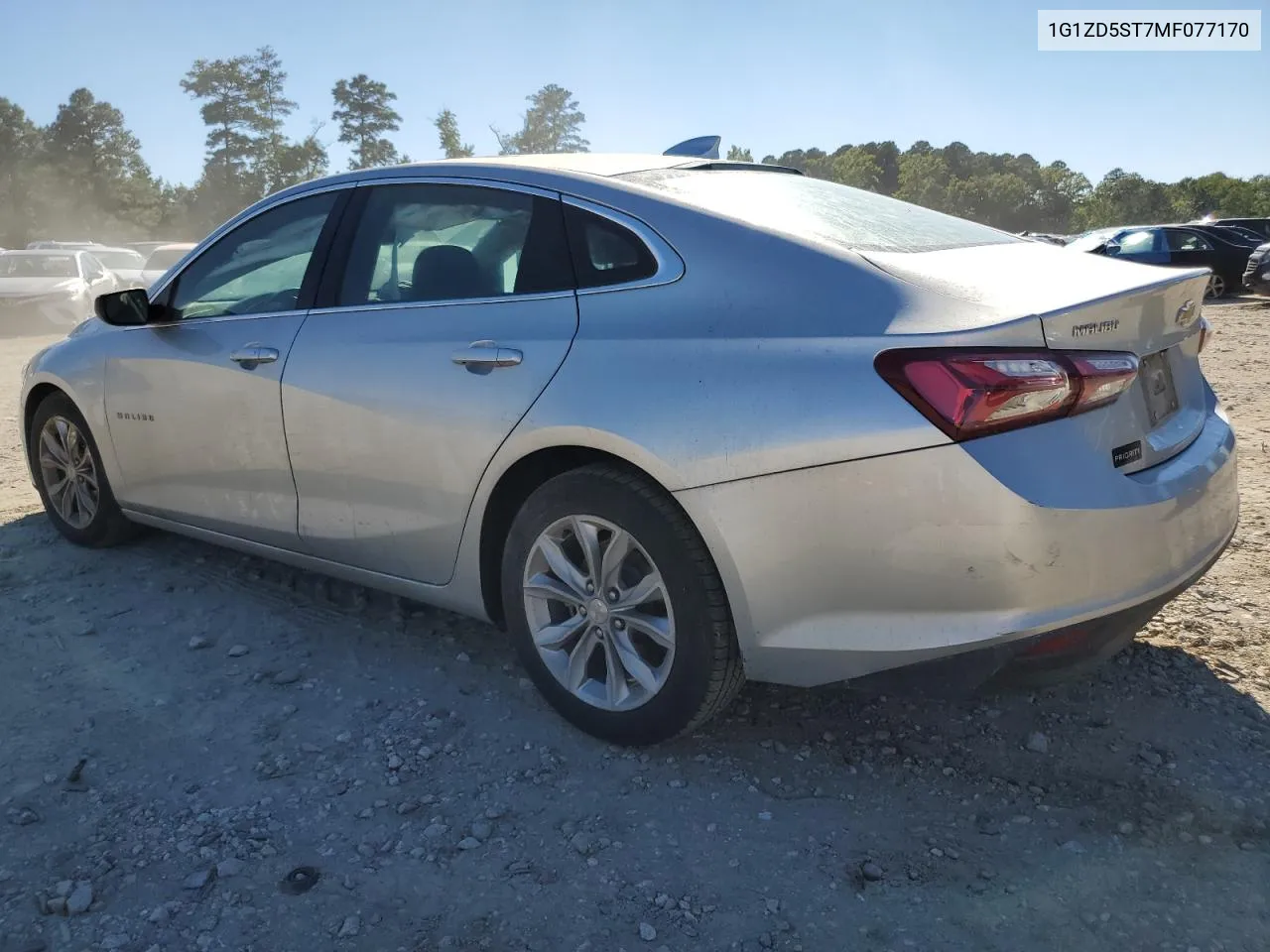 2021 Chevrolet Malibu Lt VIN: 1G1ZD5ST7MF077170 Lot: 69205964