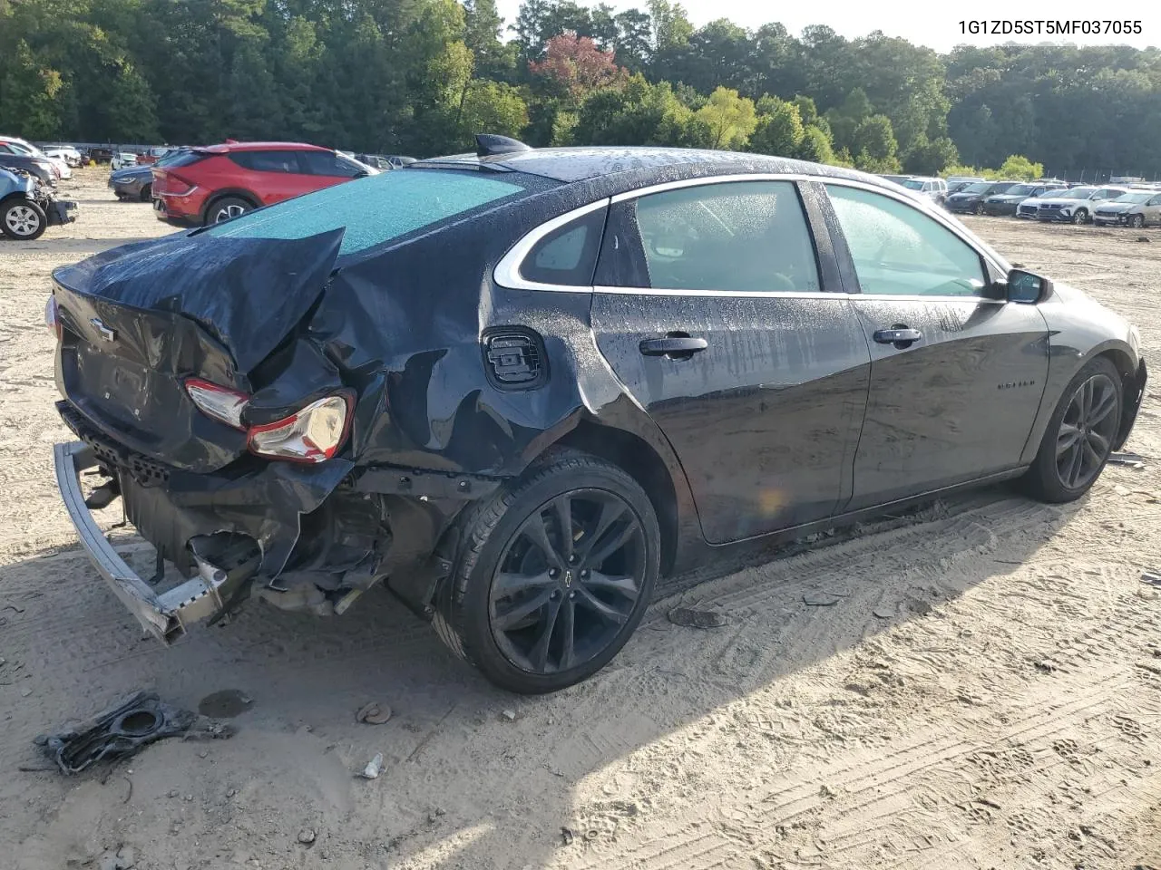 2021 Chevrolet Malibu Lt VIN: 1G1ZD5ST5MF037055 Lot: 69254314