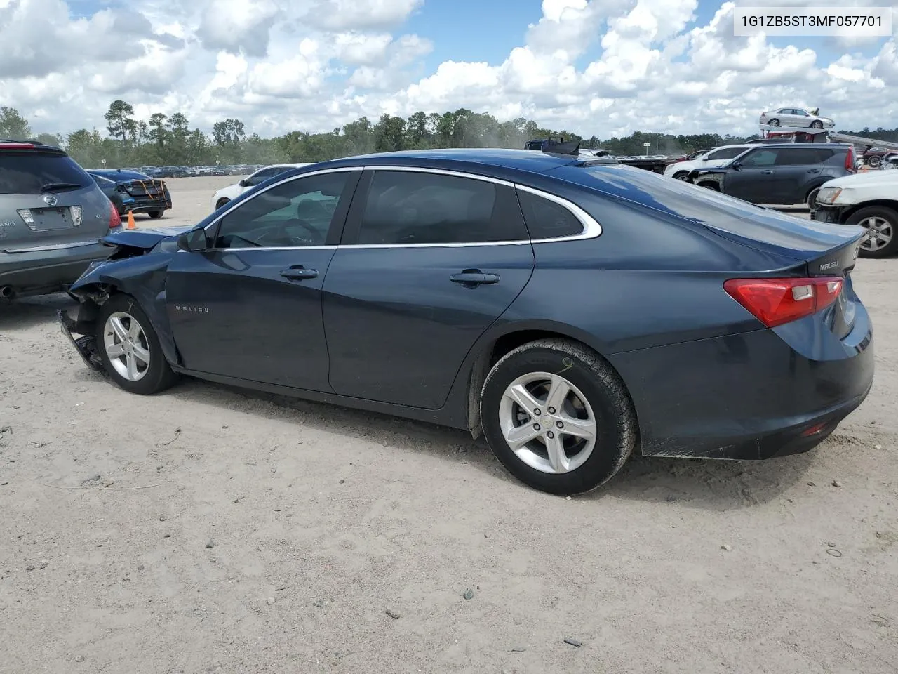 2021 Chevrolet Malibu Ls VIN: 1G1ZB5ST3MF057701 Lot: 69255064