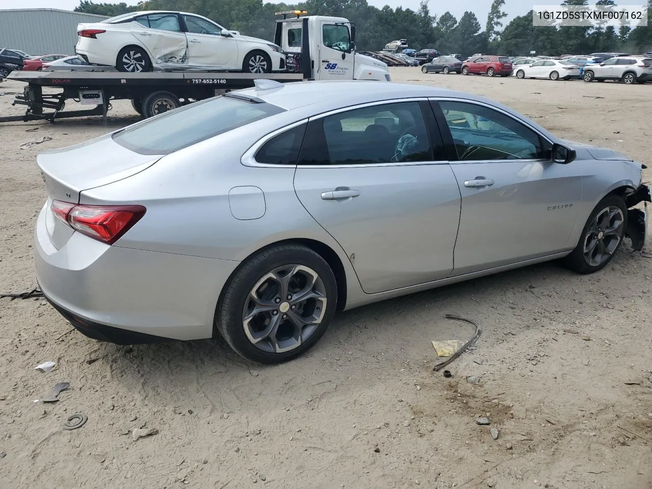 2021 Chevrolet Malibu Lt VIN: 1G1ZD5STXMF007162 Lot: 69335504