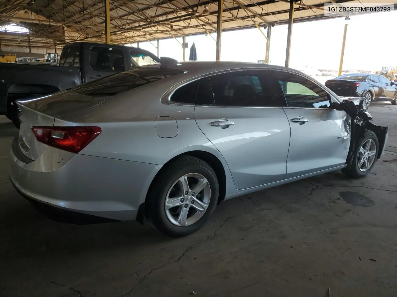 2021 Chevrolet Malibu Ls VIN: 1G1ZB5ST7MF043798 Lot: 69590314