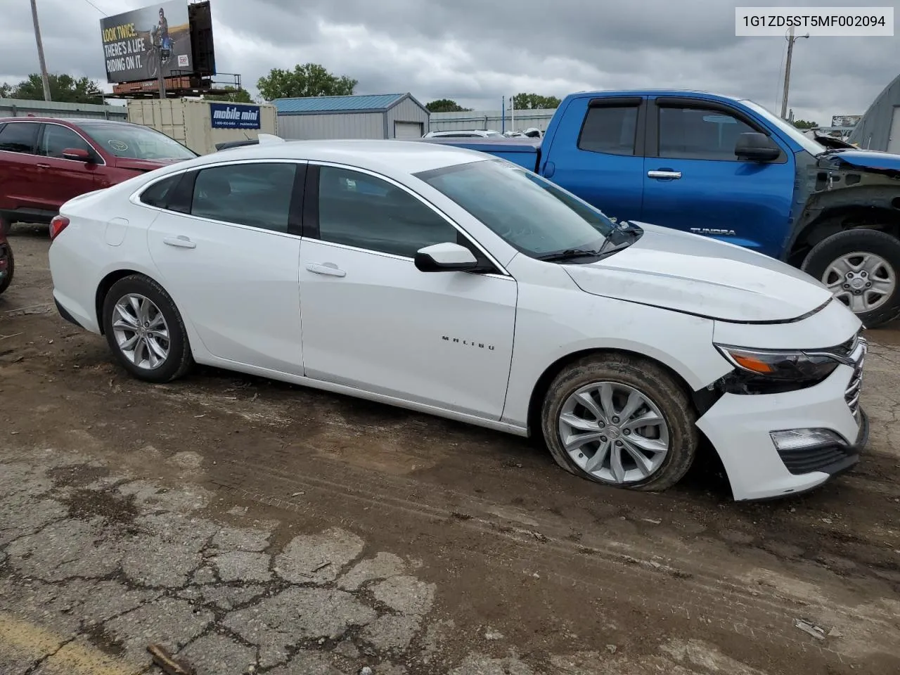 1G1ZD5ST5MF002094 2021 Chevrolet Malibu Lt