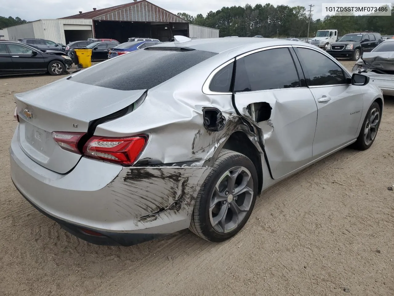 2021 Chevrolet Malibu Lt VIN: 1G1ZD5ST3MF073486 Lot: 69968554