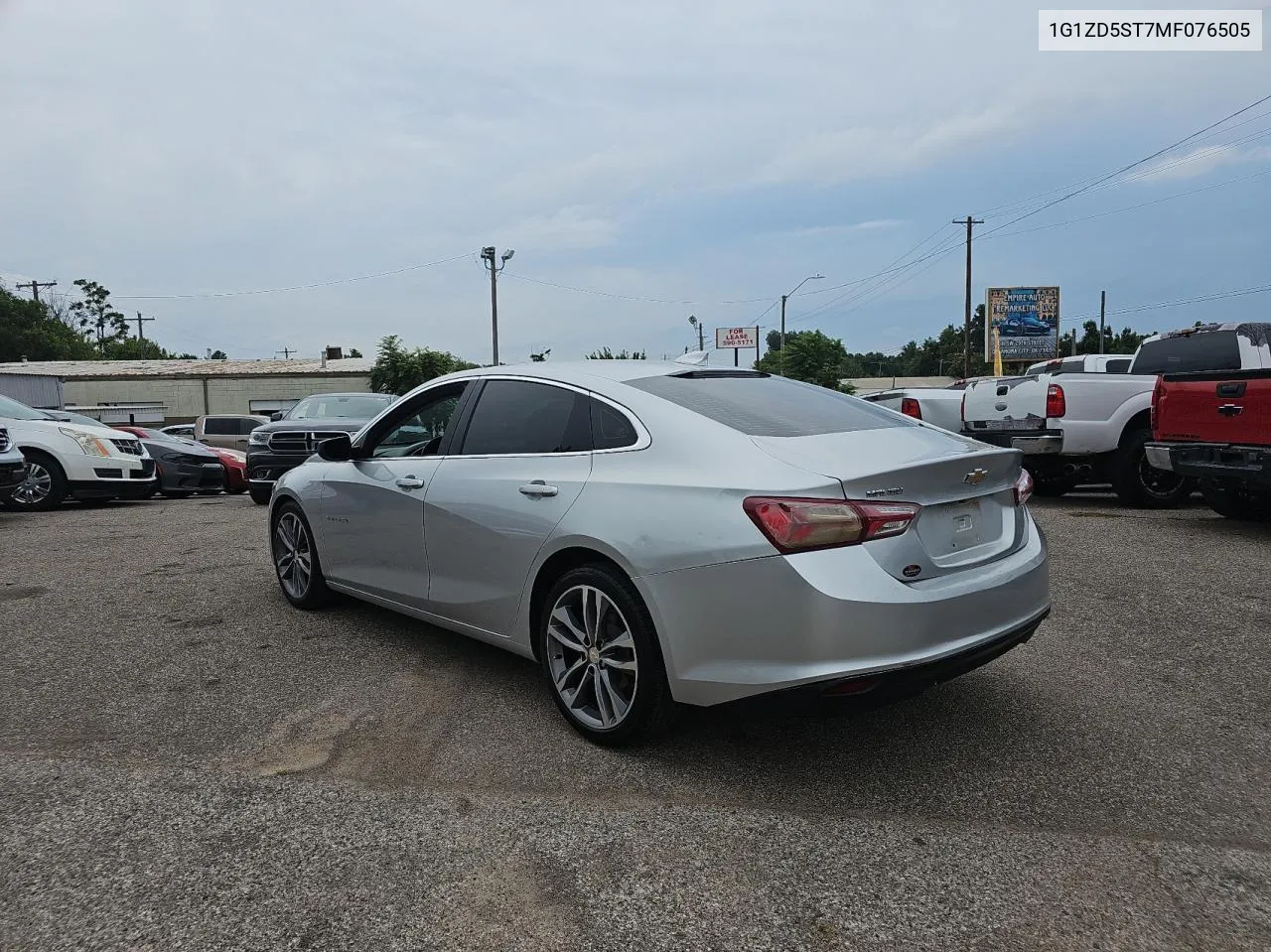 2021 Chevrolet Malibu Lt VIN: 1G1ZD5ST7MF076505 Lot: 70190014