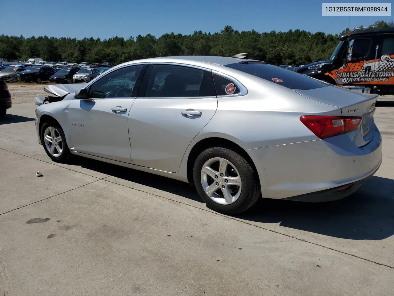 2021 Chevrolet Malibu Ls VIN: 1G1ZB5ST8MF088944 Lot: 70318194