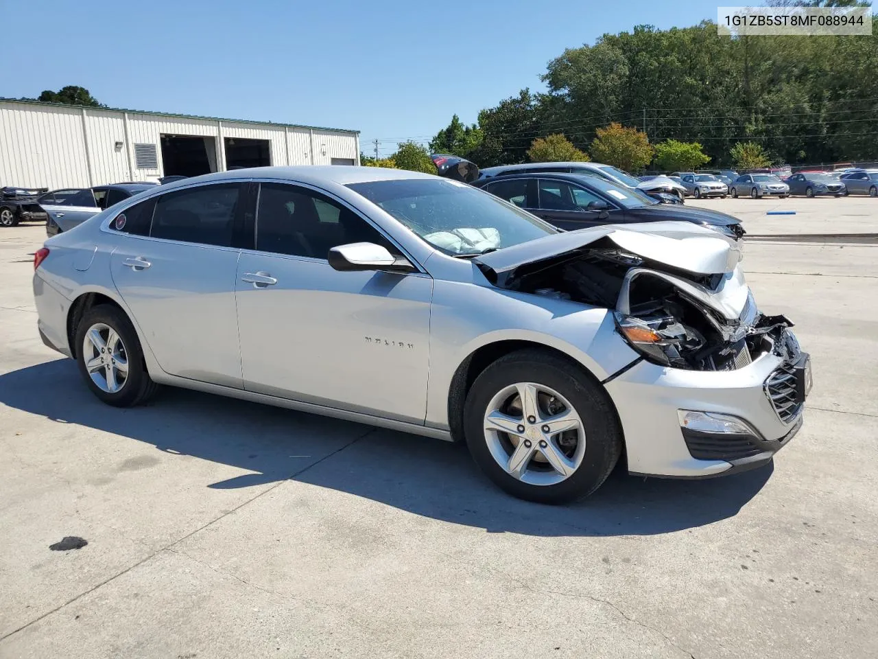 2021 Chevrolet Malibu Ls VIN: 1G1ZB5ST8MF088944 Lot: 70318194