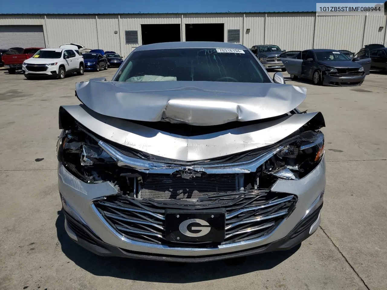 2021 Chevrolet Malibu Ls VIN: 1G1ZB5ST8MF088944 Lot: 70318194