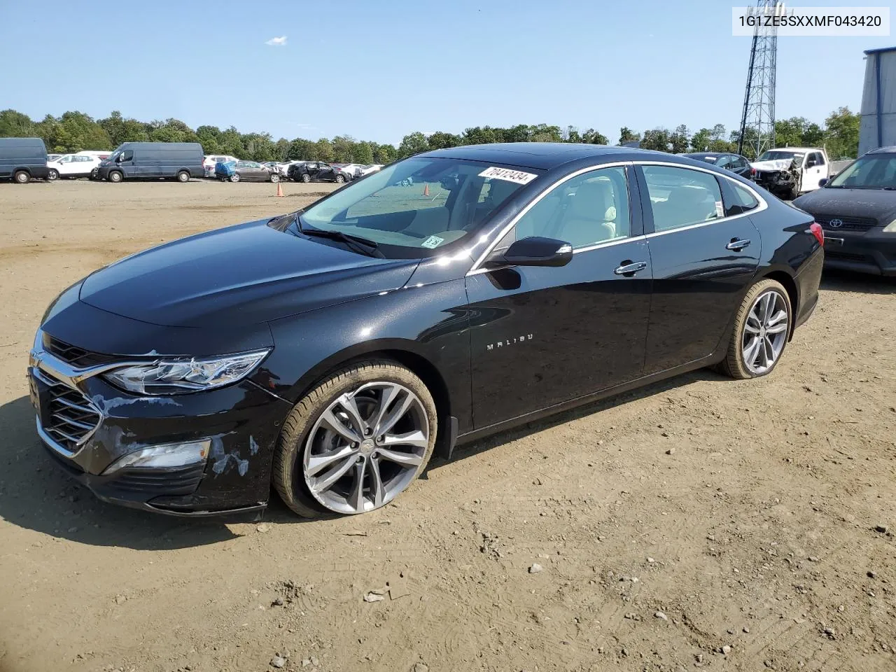 2021 Chevrolet Malibu Premier VIN: 1G1ZE5SXXMF043420 Lot: 70412434