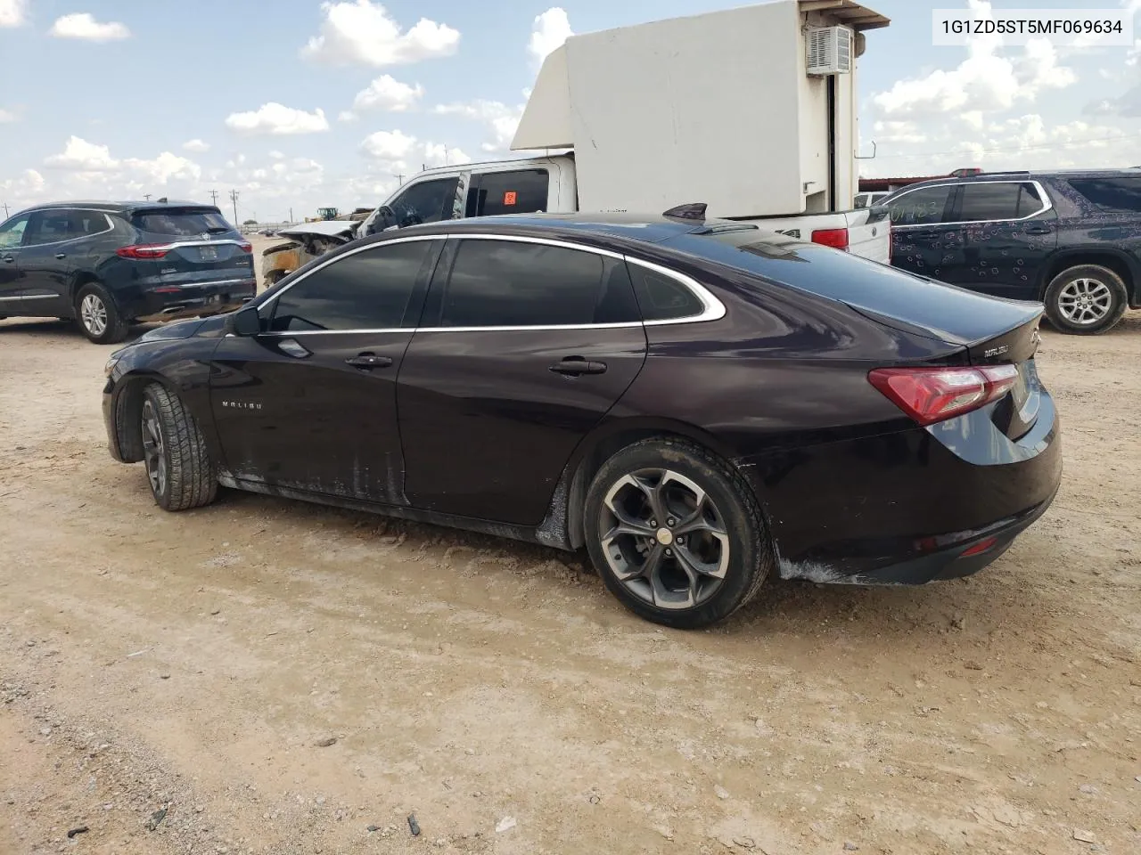 2021 Chevrolet Malibu Lt VIN: 1G1ZD5ST5MF069634 Lot: 70489474