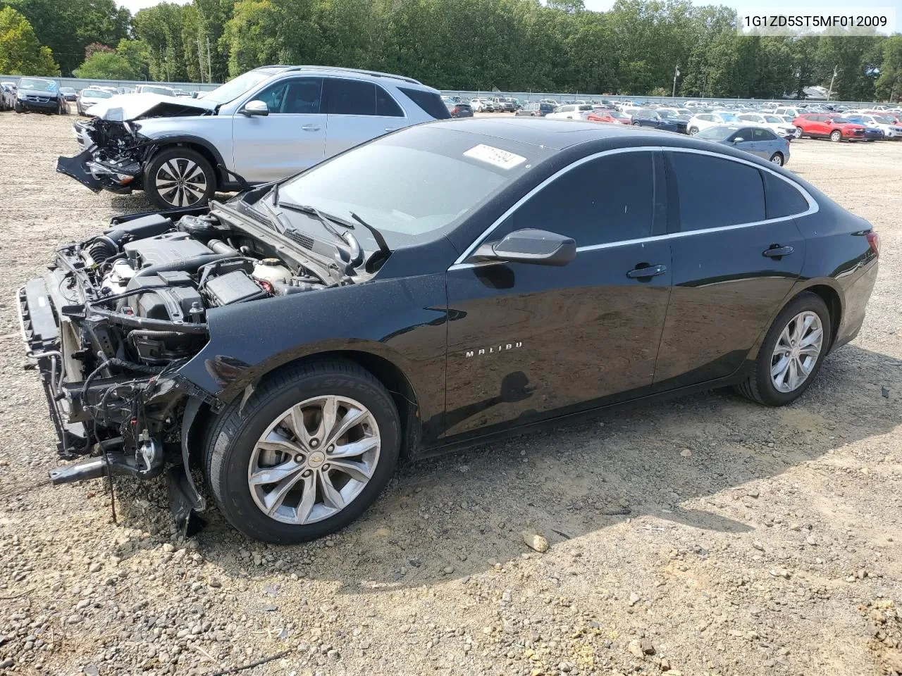 2021 Chevrolet Malibu Lt VIN: 1G1ZD5ST5MF012009 Lot: 70716994