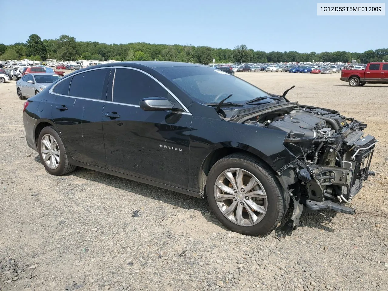 2021 Chevrolet Malibu Lt VIN: 1G1ZD5ST5MF012009 Lot: 70716994