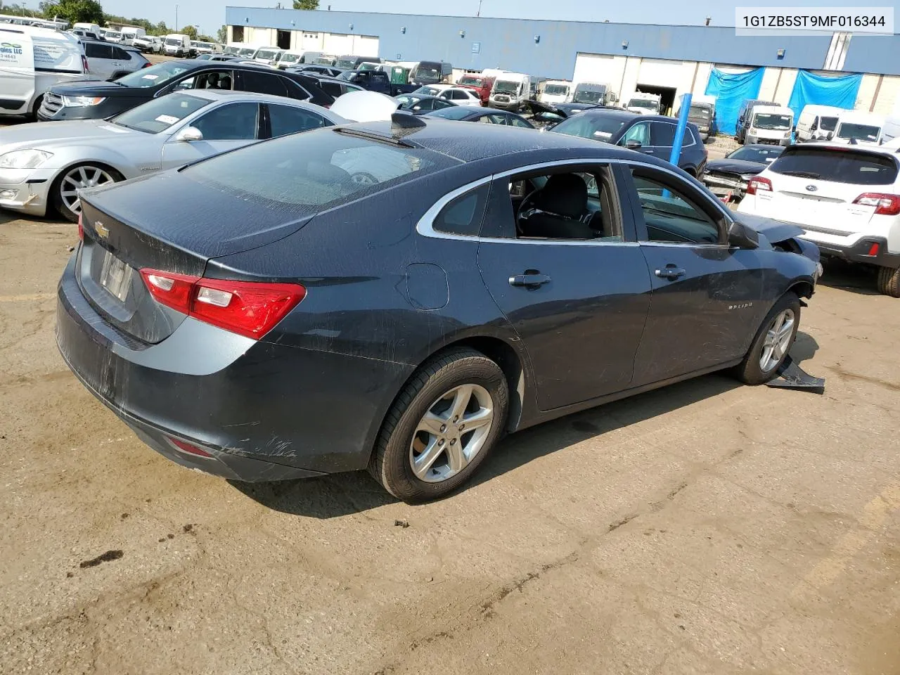 2021 Chevrolet Malibu Ls VIN: 1G1ZB5ST9MF016344 Lot: 70805264